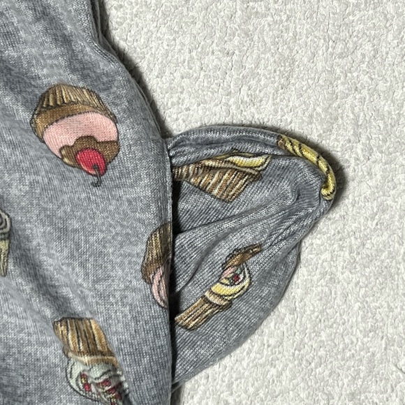 Printed wide leg loungewear - simple pleasures- medium B9-6 - Picture 5 of 6